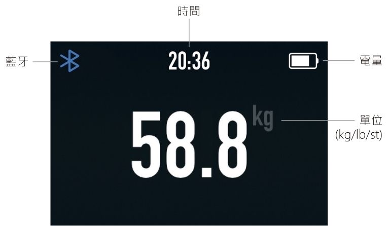 8-Point Bluetooth Body Fat Scale TM-420 - Specifications