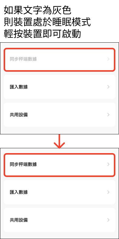 同步裝置數據